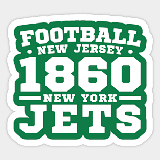 Football New Jersey 1960 New York Jets Sticker